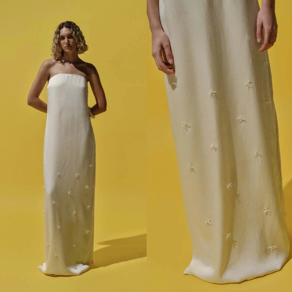 Baobab Collection Sage Maxi Dress in Ivory Size XS NEW! New with tags! - Picture 2 of 9